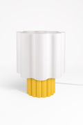 BLOOMÉ tafellamp - Wit / Zonnegeel