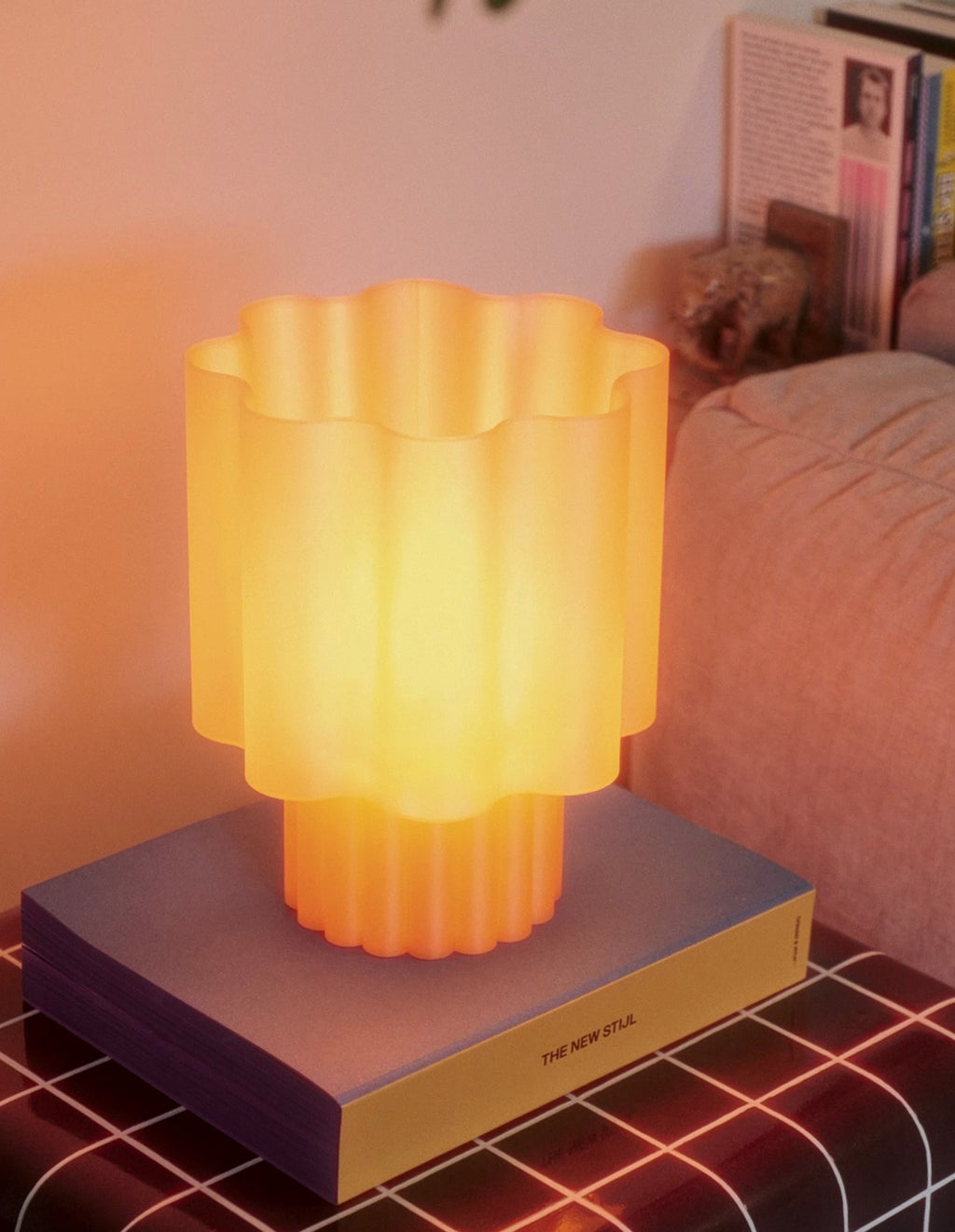 BLOOMÉ MONO tafellamp - Honing geel