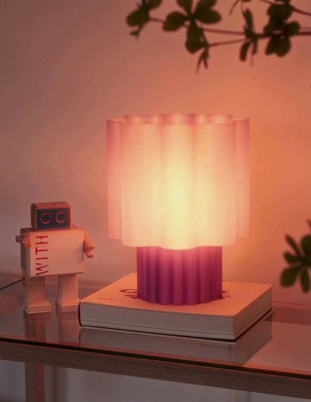 BLOOMÉ MONO tafellamp - Lavendel paars