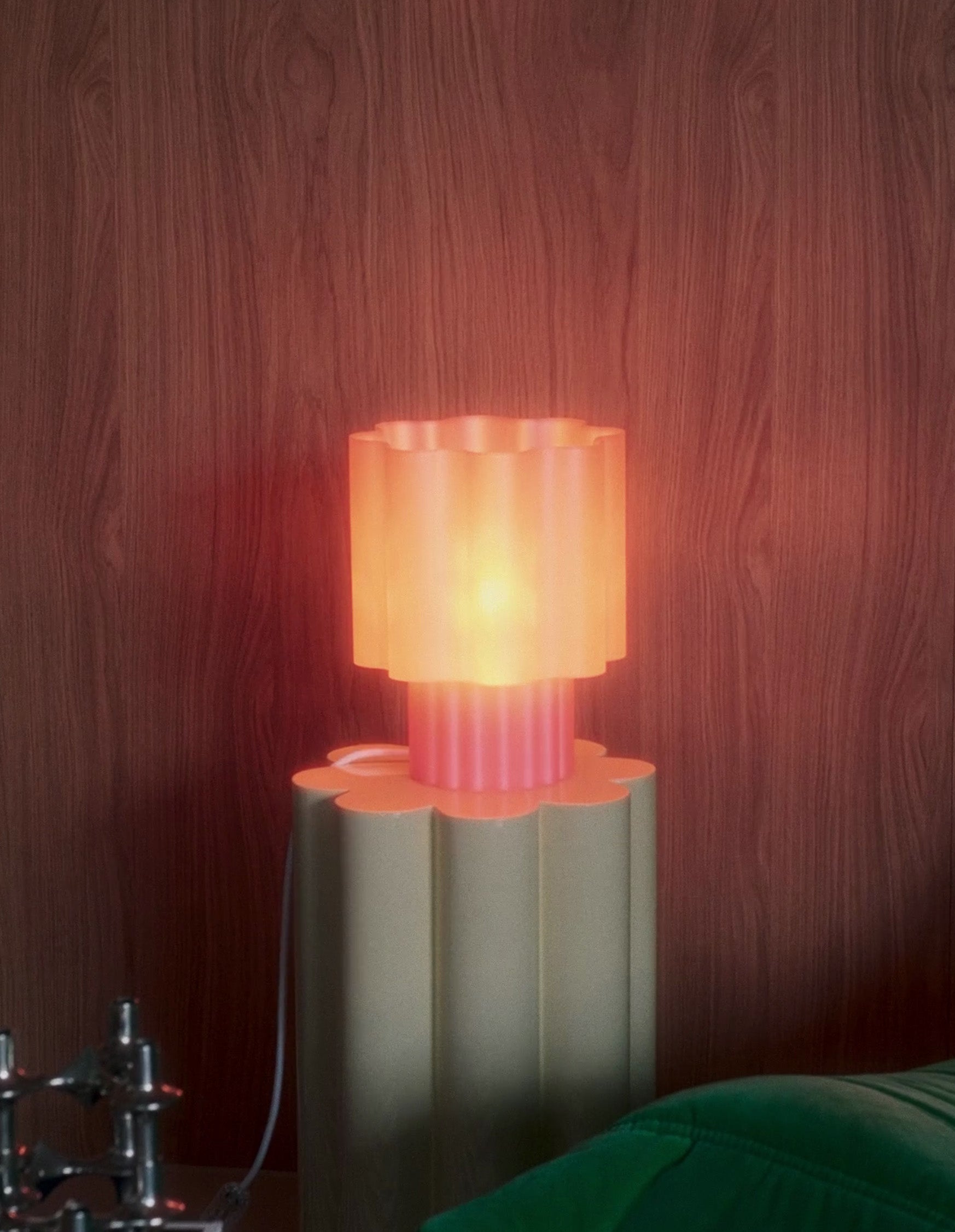 BLOOMÉ MONO tafellamp - Suikerspin roze